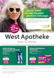 Arzneimittel im mea - meine apotheke Prospekt "Unsere April-Angebote" mit 4 Seiten (Kiel)