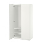 Aktuelles Kleiderschrank weiß/weiß 100x60x201 cm Angebot bei IKEA in Oberhausen ab 190,00 €