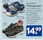 Trekkingsandalen Blau von Adventuridge im aktuellen ALDI SÜD Prospekt für 14,99 €