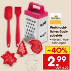 Weihnachtliches Backzubehör im Angebot bei Netto Marken-Discount in Völklingen Weihnachtliches Backzubehör Angebote bei Netto Marken-Discount Völklingen für 2,99 €