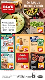 REWE Prospekt für Münster mit 28 Seiten REWE Prospekt "Dein Markt" für Münster, 28 Seiten, 20.10.2025 - 25.10.2025