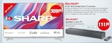 50" QLED Google Smart TV 50GP6265E von Sharp im aktuellen V-Markt Prospekt für 111,00 €