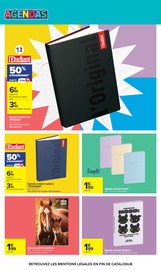 Promos Agenda dans le catalogue "Carrefour market" de Carrefour Market Agenda en promo dans le catalogue Carrefour Market à la page 44
