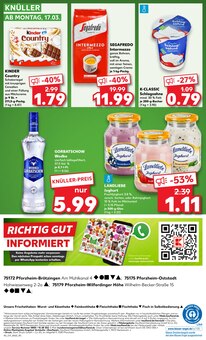 Wodka im Kaufland Prospekt "Aktuelle Angebote" mit 48 Seiten (Pforzheim)