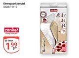 Einwegspritzbeutel Angebote von Zenker bei GLOBUS Bruchsal für 1,99 €