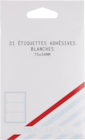 Étiquettes adhésives blanches x 21 dans le catalogue Monoprix Margaret
