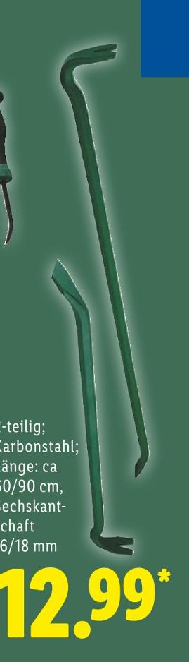 Nageleisen-/ Stemmhebelset