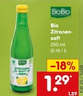 Bio Zitronensaft Angebote von BioBio bei Netto Marken-Discount Voerde für 1,29 €
