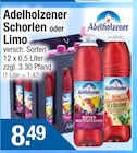 Schorlen im Getränke City Prospekt Schorlen von Adelholzener im aktuellen Getränke City Prospekt für 8,49 €
