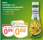 Cremfine Angebote von Rama bei GLOBUS Rüsselsheim für 0,88 €