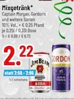 Mixgetränk Angebote von Captain Morgan, Gordon’s bei Trinkgut Augsburg für 2,22 €