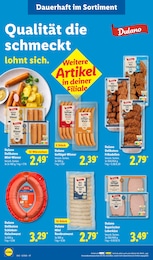 Lidl Bratwurst im Prospekt 