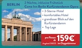 Come Inn Berlin Kurfürstendamm Opera für 159,00 € bei ALDI Nord im Angebot Come Inn Berlin Kurfürstendamm Opera im aktuellen ALDI Nord Prospekt