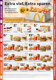 McDonalds Prospekt für Gschwend mit 28 Seiten McDonalds Prospekt für Gschwend: "Extra viel. Extra sparen.", 28 Seiten, 31.08.2026 - 29.09.2026