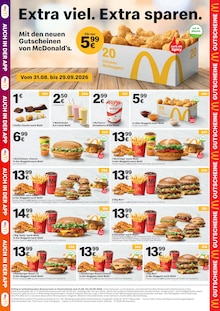 Aktueller McDonalds Prospekt (Bingen (Rhein), 28 Seiten zum blättern McDonalds Prospekt Extra viel. Extra sparen. mit 28 Seiten