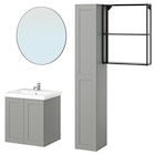 Badezimmer anthrazit/grau Rahmen 64x43x65 cm von ENHET im aktuellen IKEA Prospekt