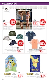 Promos Casquette dans le catalogue "Super U" de Super U Casquette en promo dans le catalogue Super U à la page 36