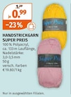 HANDSTRICKGARN für 0,99 € bei Müller im Angebot HANDSTRICKGARN im aktuellen Müller Prospekt