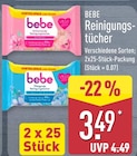 Reinigungstücher im ALDI Nord Prospekt Reinigungstücher von bebe im aktuellen ALDI Nord Prospekt für 3,49 €