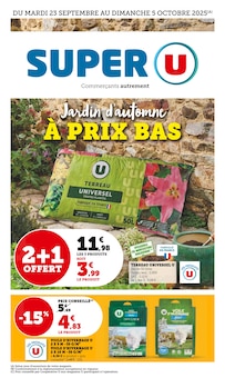 Prospectus Super U à Montreuil-Bellay, "Super U", 14 pages de promos valables du 23/09/2025 au 05/10/2025