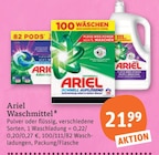 Ariel Waschmittel im Angebot bei tegut in Suhl Ariel Waschmittel Angebote bei tegut Suhl für 21,99 €