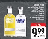 Citron Angebote von Absolut bei EDEKA Altenburg für 9,99 €