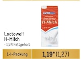 H-Milch Angebote von Lactowell bei Metro Bonn für 1,27 €