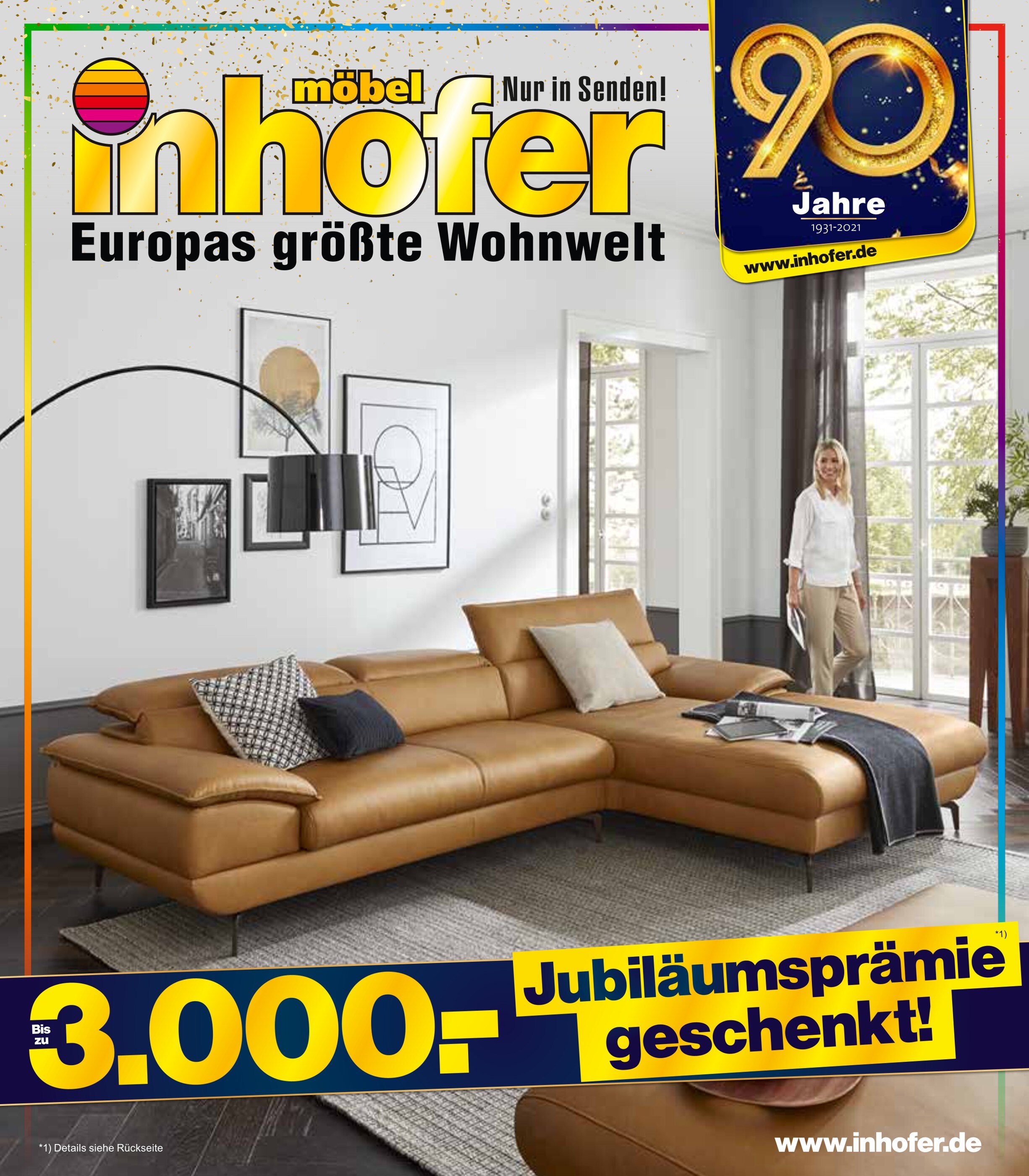 Möbel Inhofer Prospekt für Weißenhorn mit 24 Seiten Möbel Inhofer Prospekt für Weißenhorn: "Europas größte Wohnwelt", 24 Seiten, 23.09.2021 - 09.10.2021