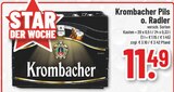 Krombacher Pils oder Radler Angebote von Krombacher bei Marktkauf Dinslaken für 11,49 €