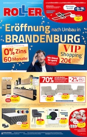 Aktueller ROLLER Prospekt mit Textilreinigung, "Schneeflöckchen Preis-Schöckchen", Seite 1