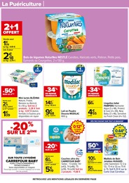 Prix et réduction Blédina dans le prospectus Carrefour en cours Offre Blédina dans le catalogue Carrefour du moment à la page 48