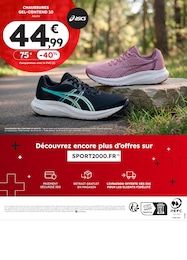 Prix et réduction Mode dans le prospectus Sport 2000 en cours Offre Mode dans le catalogue Sport 2000 du moment à la page 2