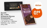 No. 1 oder Schwarze Herren Schokolade Angebote von Sarotti bei tegut Coburg für 0,99 €
