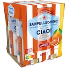 Eau gazeuse aromatisée - SAN PELLEGRINO "CIAO" en promo chez Carrefour Eau gazeuse aromatisée - SAN PELLEGRINO "CIAO" dans le catalogue Carrefour
