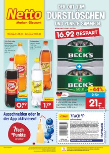 Cola im aktuellen Netto Marken-Discount Prospekt (Cuxhaven) Cola im Netto Marken-Discount Prospekt "Aktuelle Angebote" mit 61 Seiten (Cuxhaven)