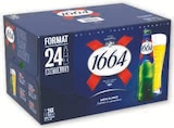 Biere blonde 5,5° - 1664 - Super U à Colmar Biere blonde 5,5° - 1664 en promo chez Super U Colmar à 7,12 €