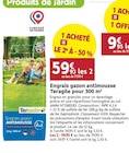 Promo Engrais gazon antimousse pour 300 m² à 59,93 € dans le catalogue LaMaison.fr à Alençon