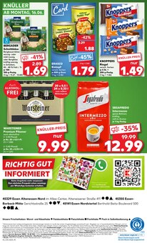 Warsteiner im Kaufland Prospekt "Aktuelle Angebote" mit 54 Seiten (Essen)