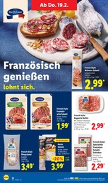 Lidl Walnuss Salami im Prospekt 