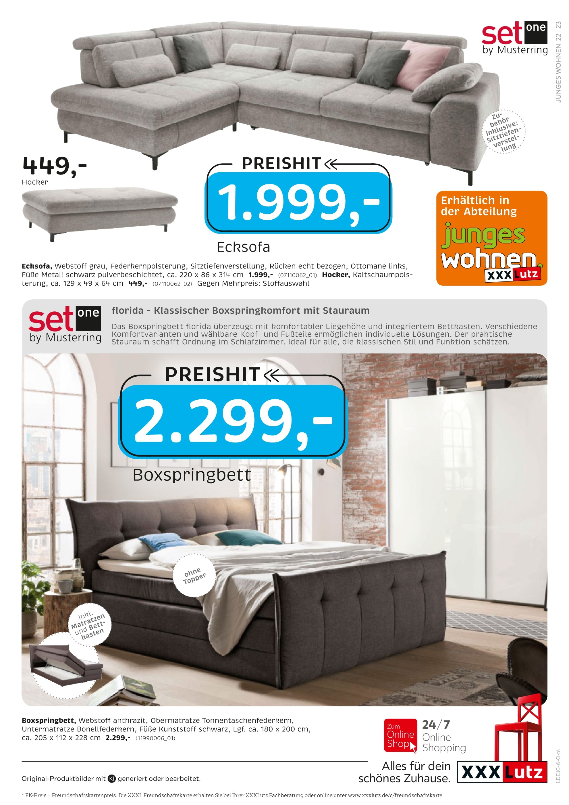 XXXLutz Möbelhäuser Ecksofa: Angebote & Preise im Prospekt vergleichen!