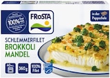 Backofen Fisch knusprig-kross oder Schlemmerfilet Brokkoli Mandel Angebote von Frosta bei REWE Stuttgart für 2,79 €