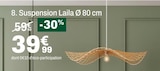 Suspension Laila en promo chez But Suspension Laila dans le catalogue But