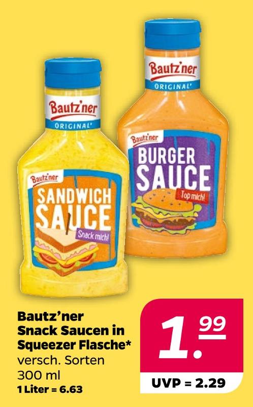 Snack Saucen in Squeezer Flasche