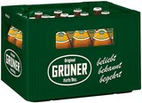Vollbier Hell im Angebot bei REWE in Schwandorf Vollbier Hell Angebote von Grüner bei REWE Schwandorf für 13,49 €