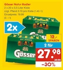Aktuelle Radler Angebote bei Netto Marken-Discount in Recklinghausen Aktuelles Natur Radler Angebot bei Netto Marken-Discount in Recklinghausen ab 27,98 €