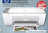 Deskjet 2820e All in One A4 Multifunktionsgerät von HP im aktuellen V-Markt Prospekt für 49,99 €