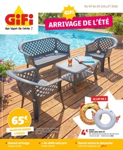 Prospectus Gifi "ARRIVAGE DE L'ÉTÉ" en cours à Brive-la-Gaillarde, Page 1 Catalogue Gifi en cours à Brive-la-Gaillarde, "ARRIVAGE DE L'ÉTÉ", Page 1