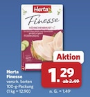 Finesse Angebote von Herta bei combi Hannover für 1,29 €