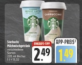 Milchmischgetränk Skinny Latte Angebote von Starbucks bei E center Bamberg für 1,49 €