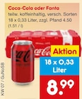 Coca-Cola oder Fanta Angebote bei Netto Marken-Discount Hechingen für 8,99 €